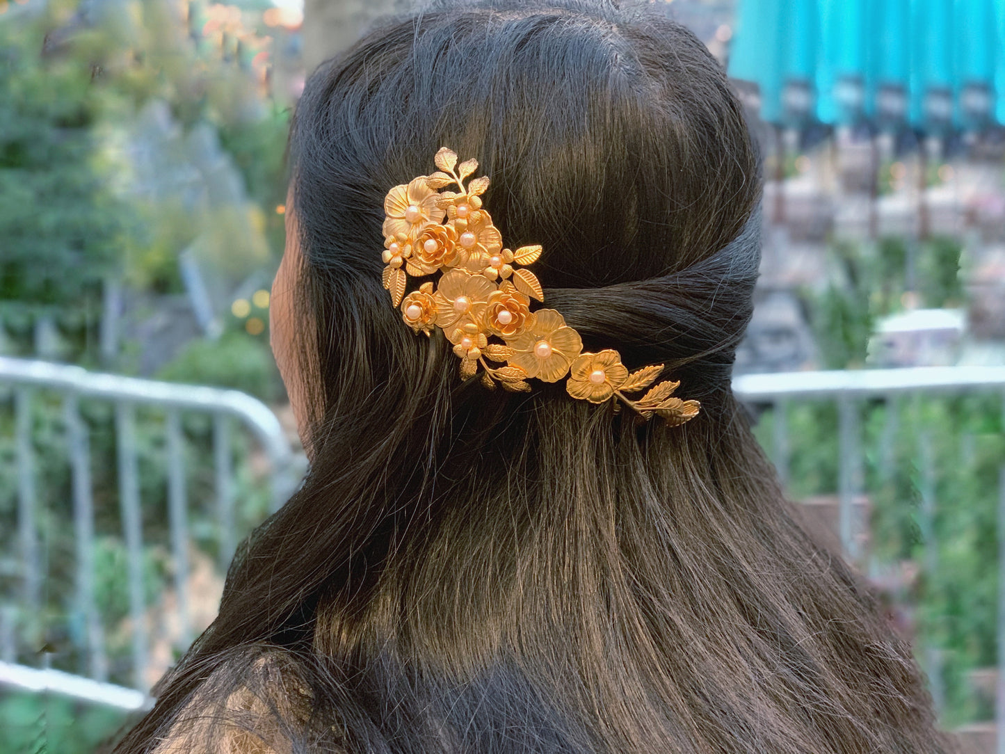 Aurora Floral Barrette