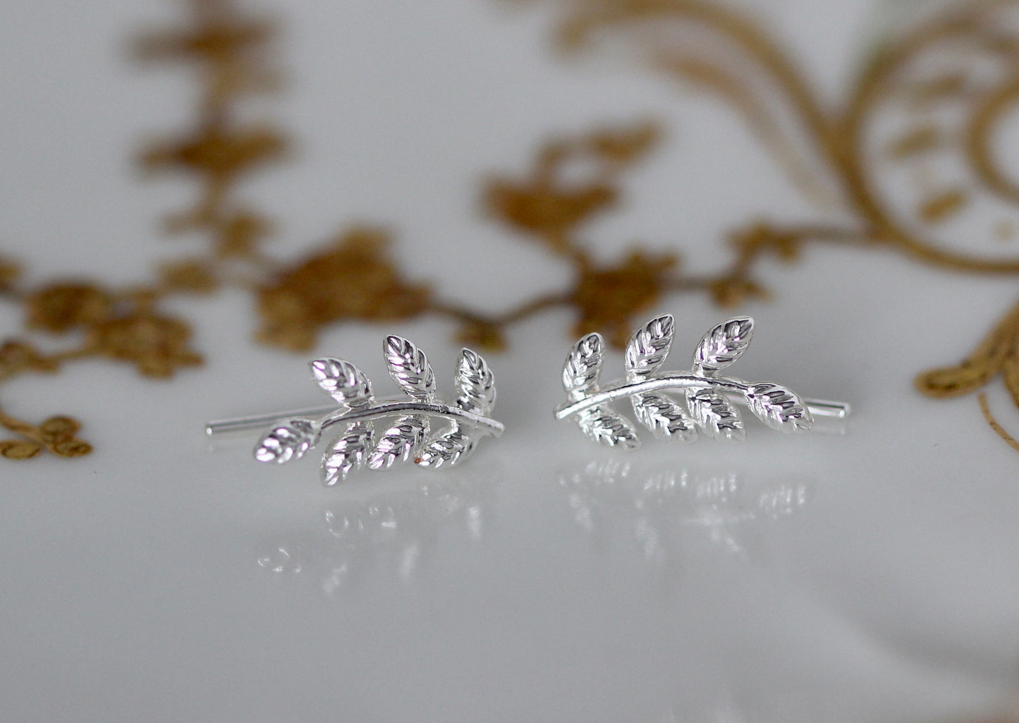 Made to Order* Twig Ear Climbers