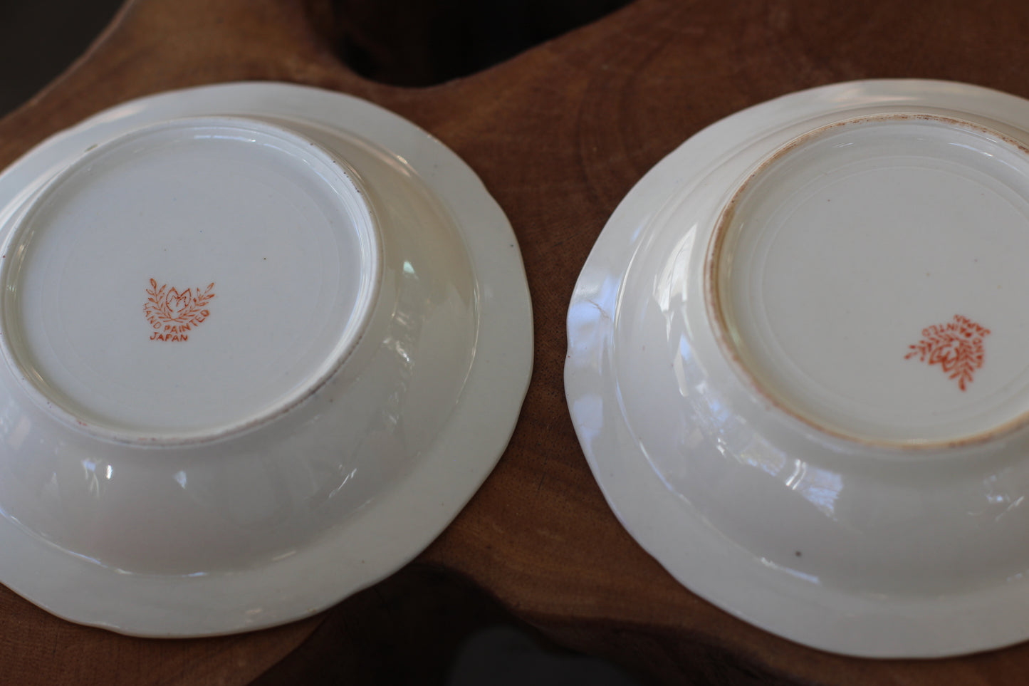 Vintage Hand Painted Japan Floral Bowl Set