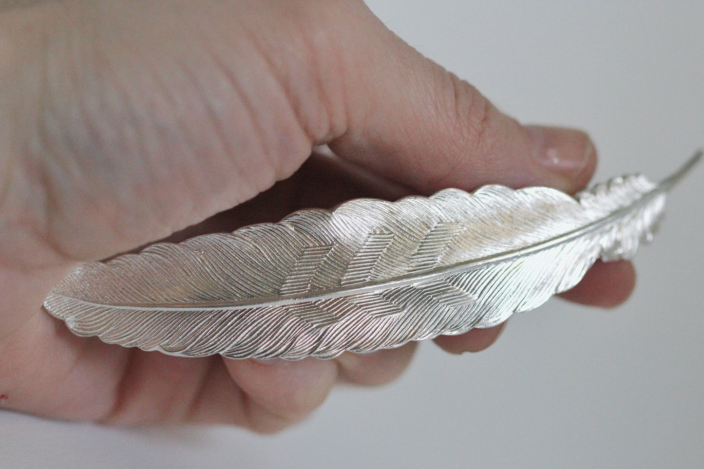 Large Feather Barrette