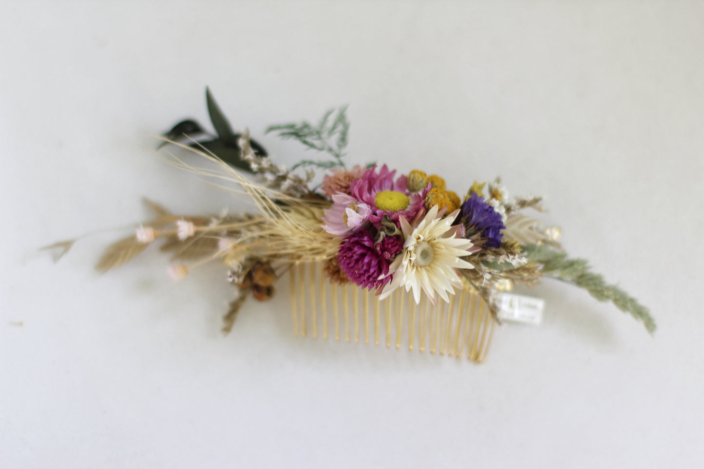 Pre-Order * Spring Blossom Dried Flowers Hair Comb