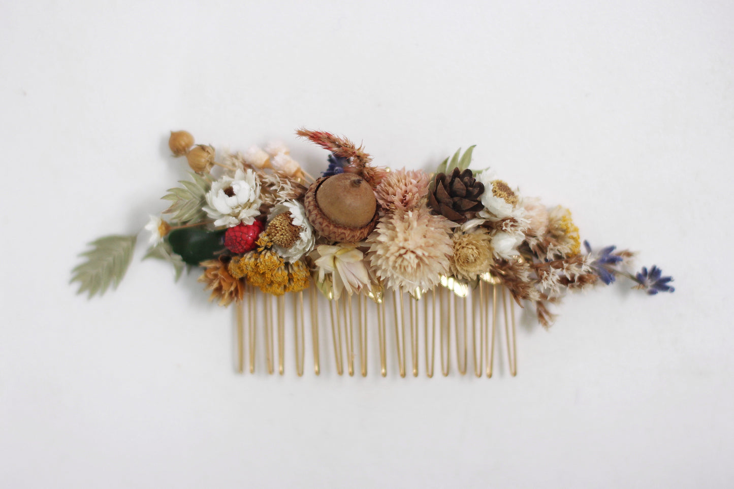 Pre-Order * Athena Dried Flowers Hair Comb