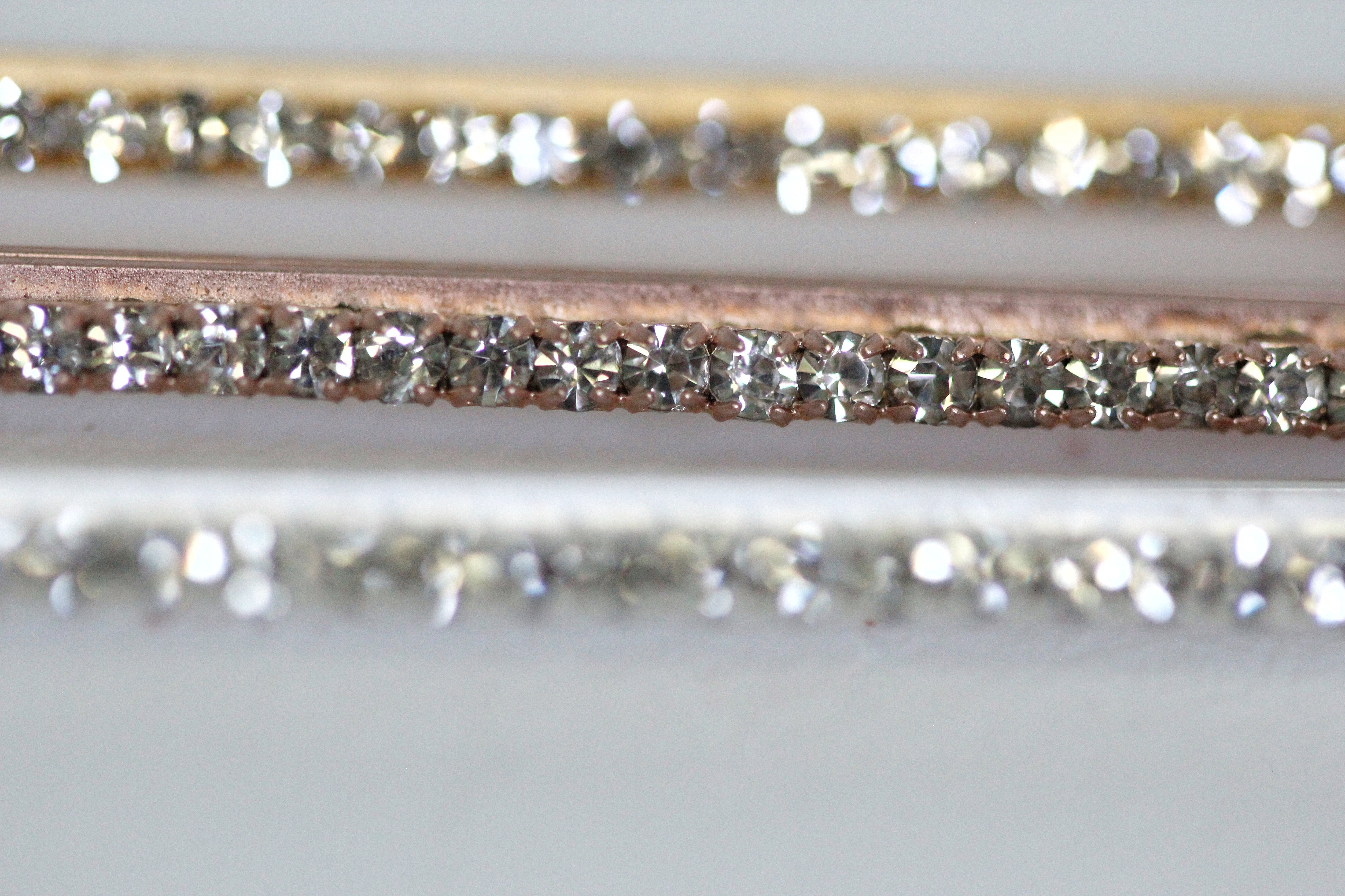 Preorder * Crystals Leaf Chain Bobby Pin