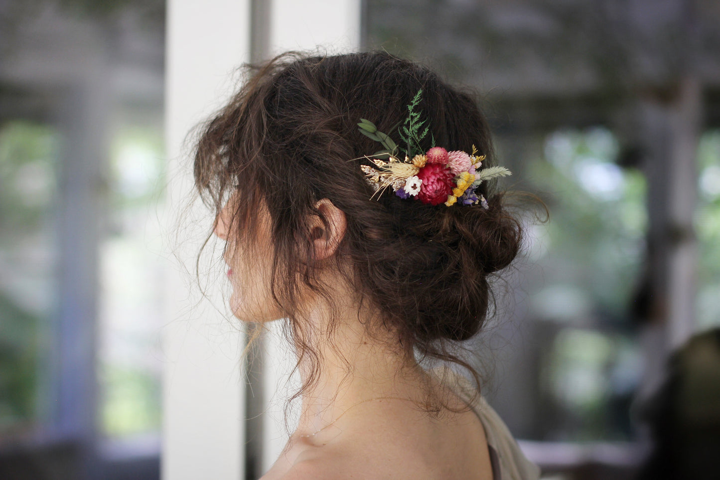 Pre-Order * Spring Blossom Dried Flowers Hair Comb