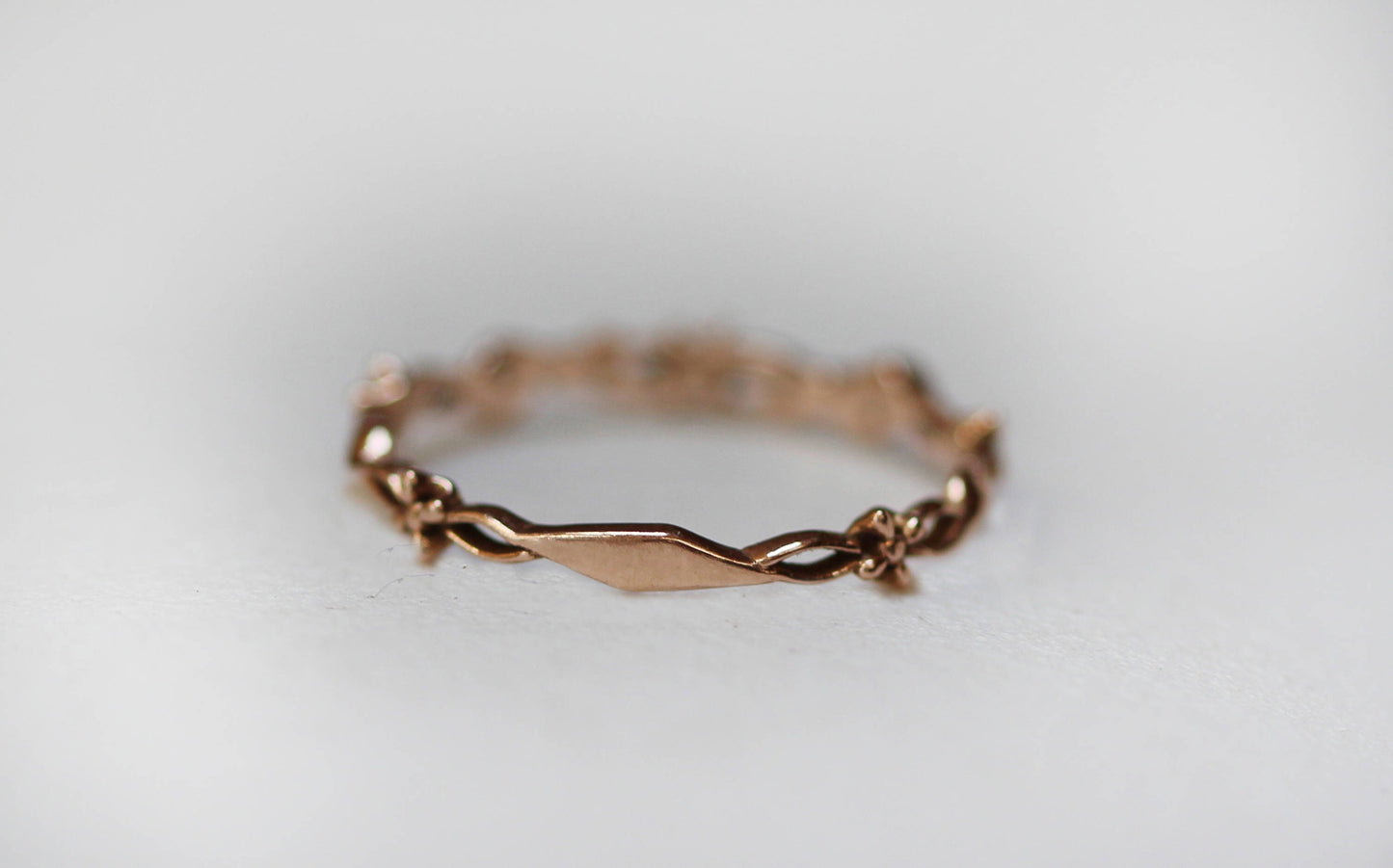 Made to Order* Swirly Floral Loops Diamonds Ring