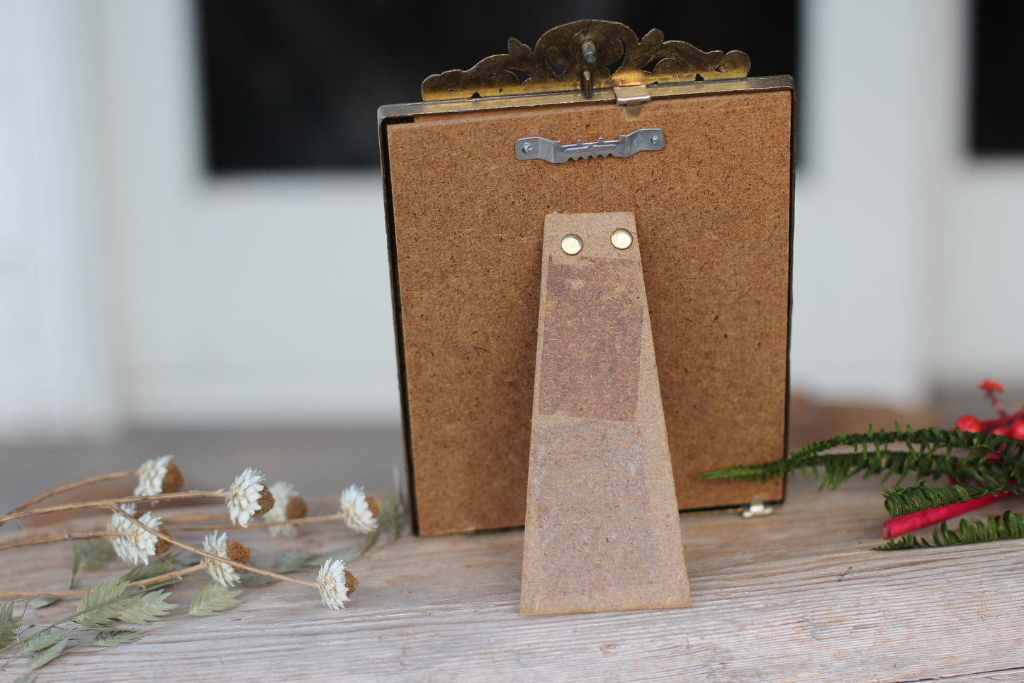 Antique Ornate Victorian Bronze Frame