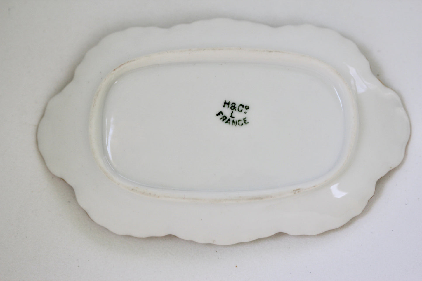 Antique Limoges Floral Porcelain Ring Dish