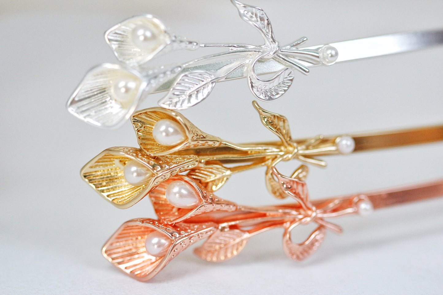 Calla Lilies Branch Goddess Crown