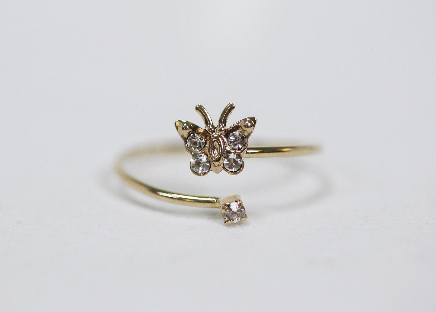 Butterfly Crystals Ring