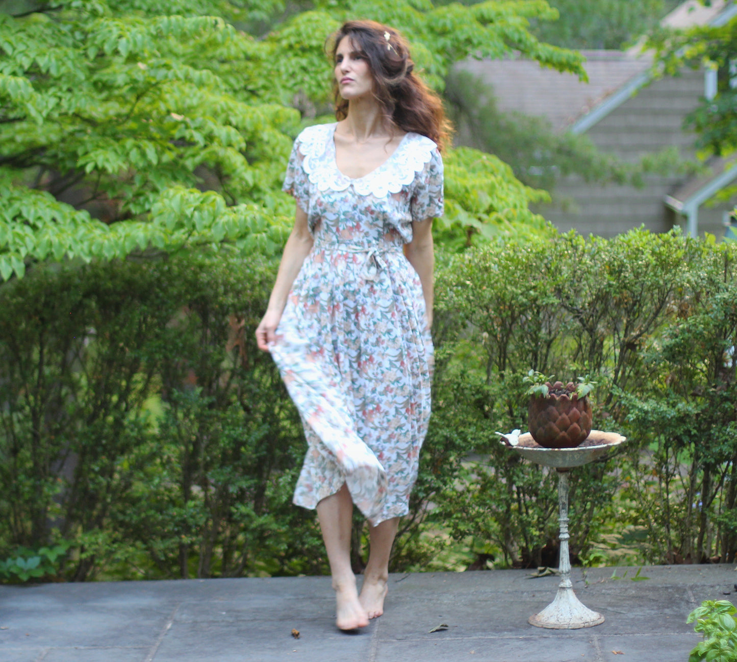 Vintage Floral Expo Dress