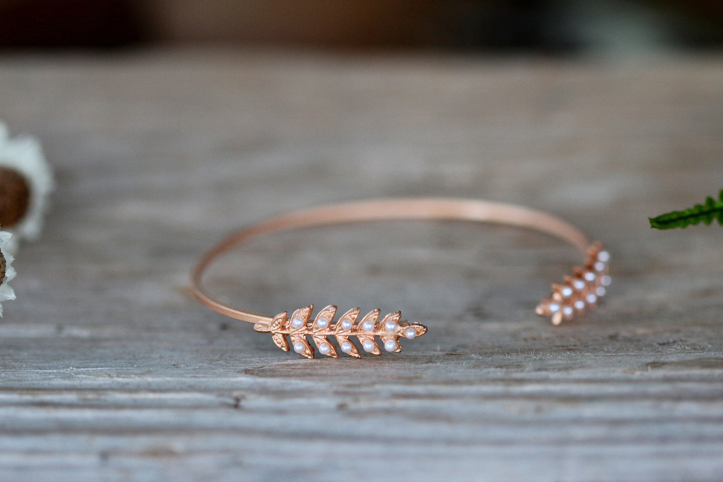 Stems and Pearls Bracelet- Discounted Version