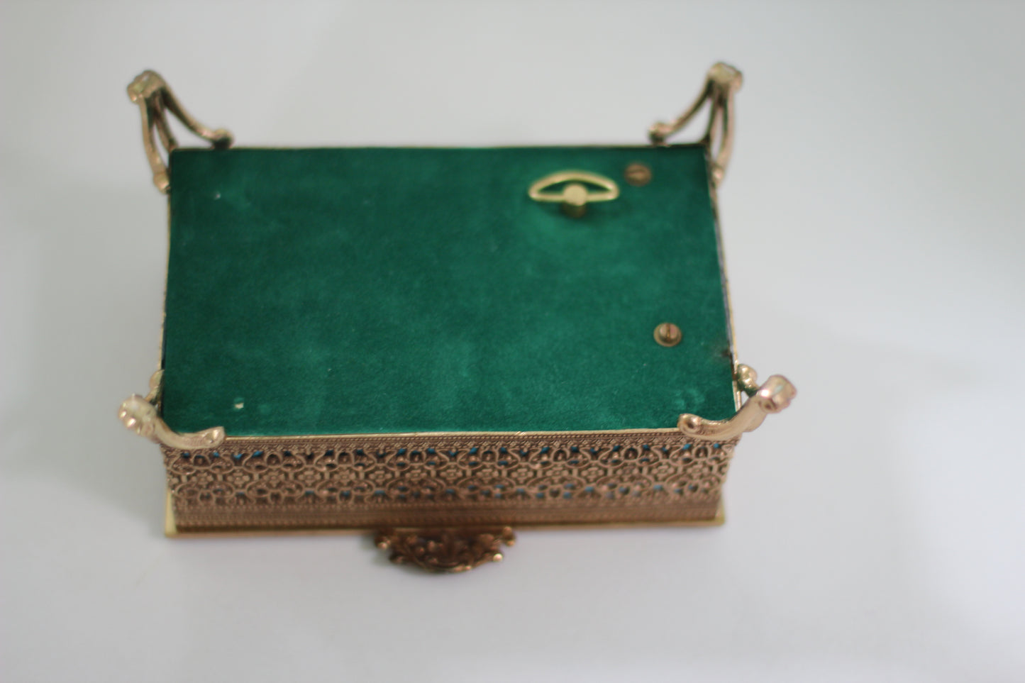 Antique Turquoise Jewelry Box