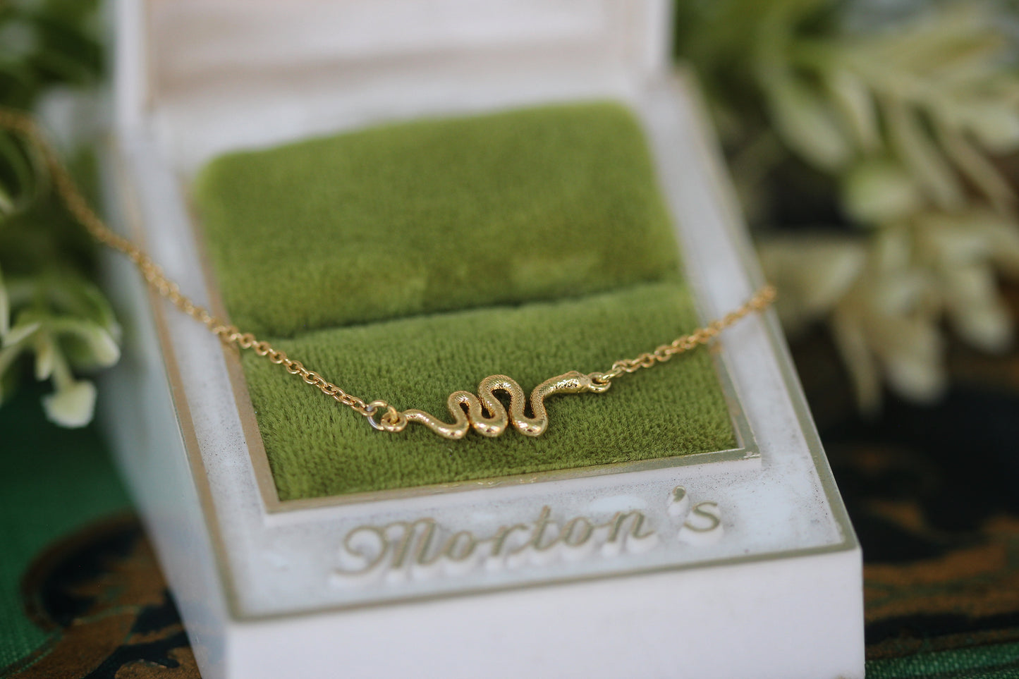 Tiny Snake Necklace