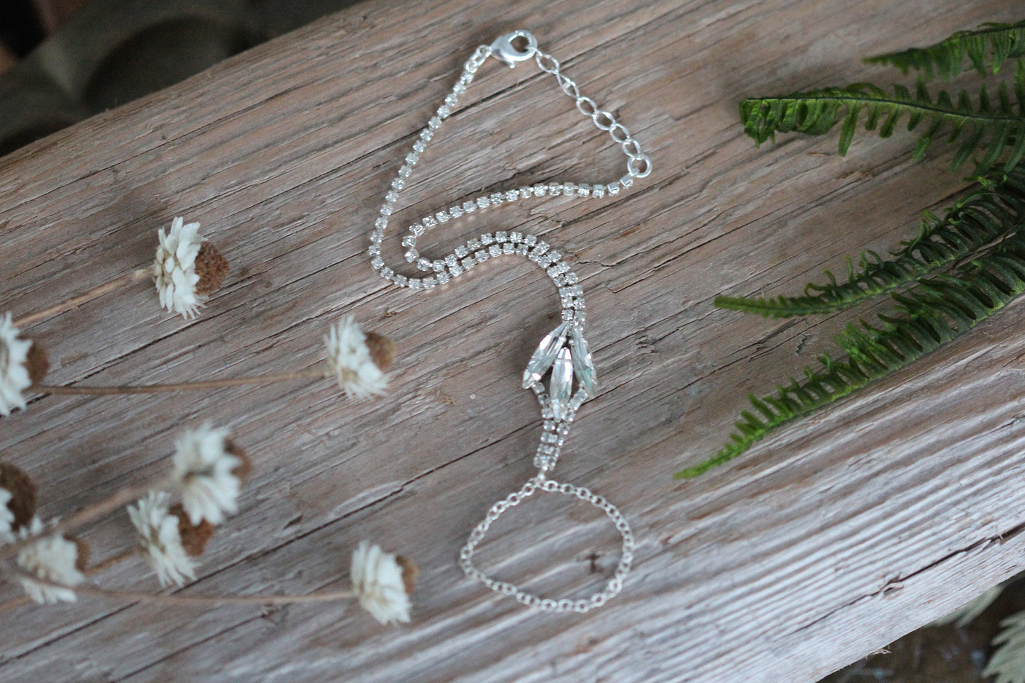 Virgini Crystals Hand Bracelet