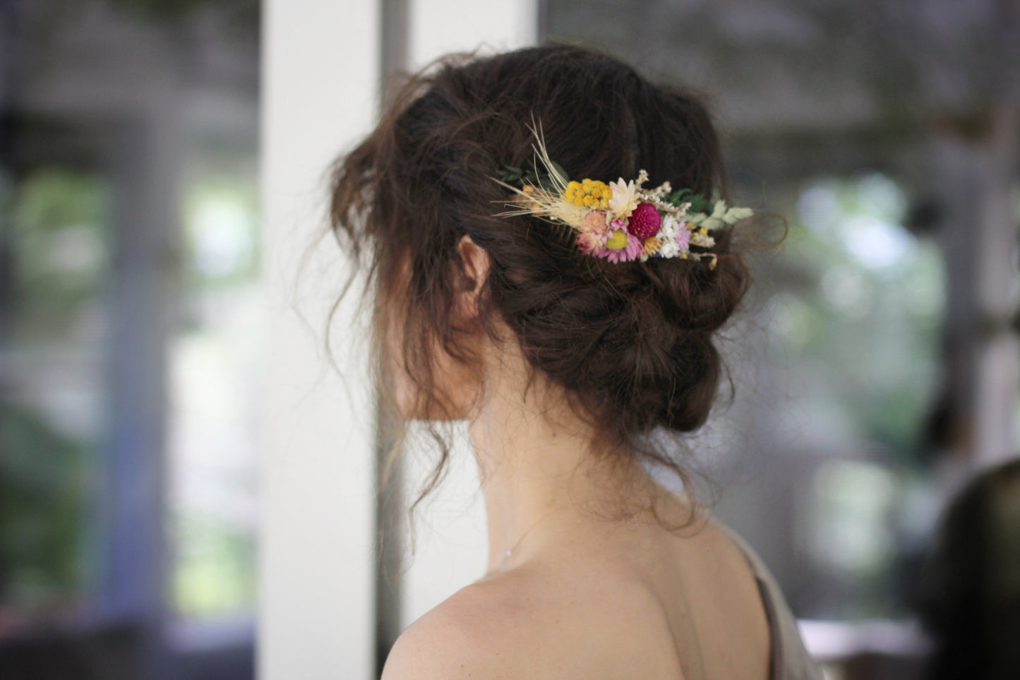 Pre-Order * Spring Blossom Dried Flowers Hair Comb