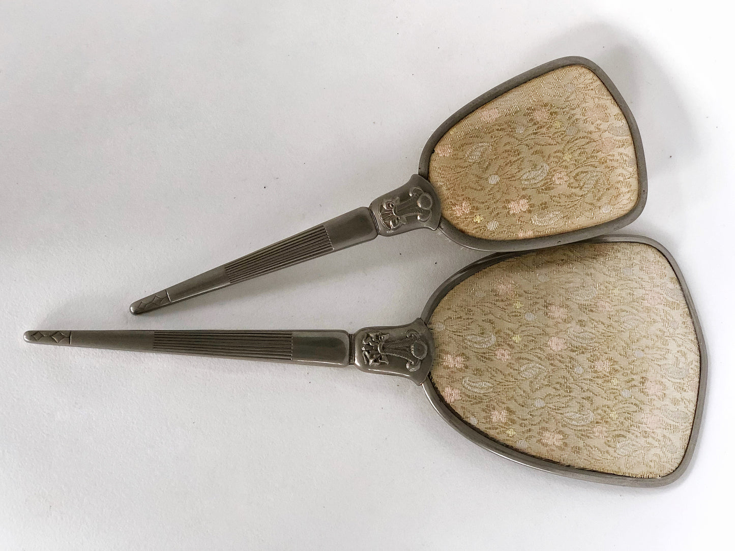 Antique Brocade Flowers Vanity Set