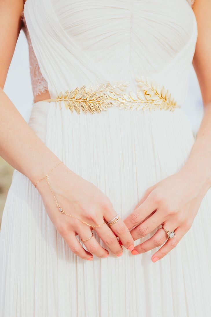 Athena Belt / Wreath Gold Athena Belt / Wreath Gold