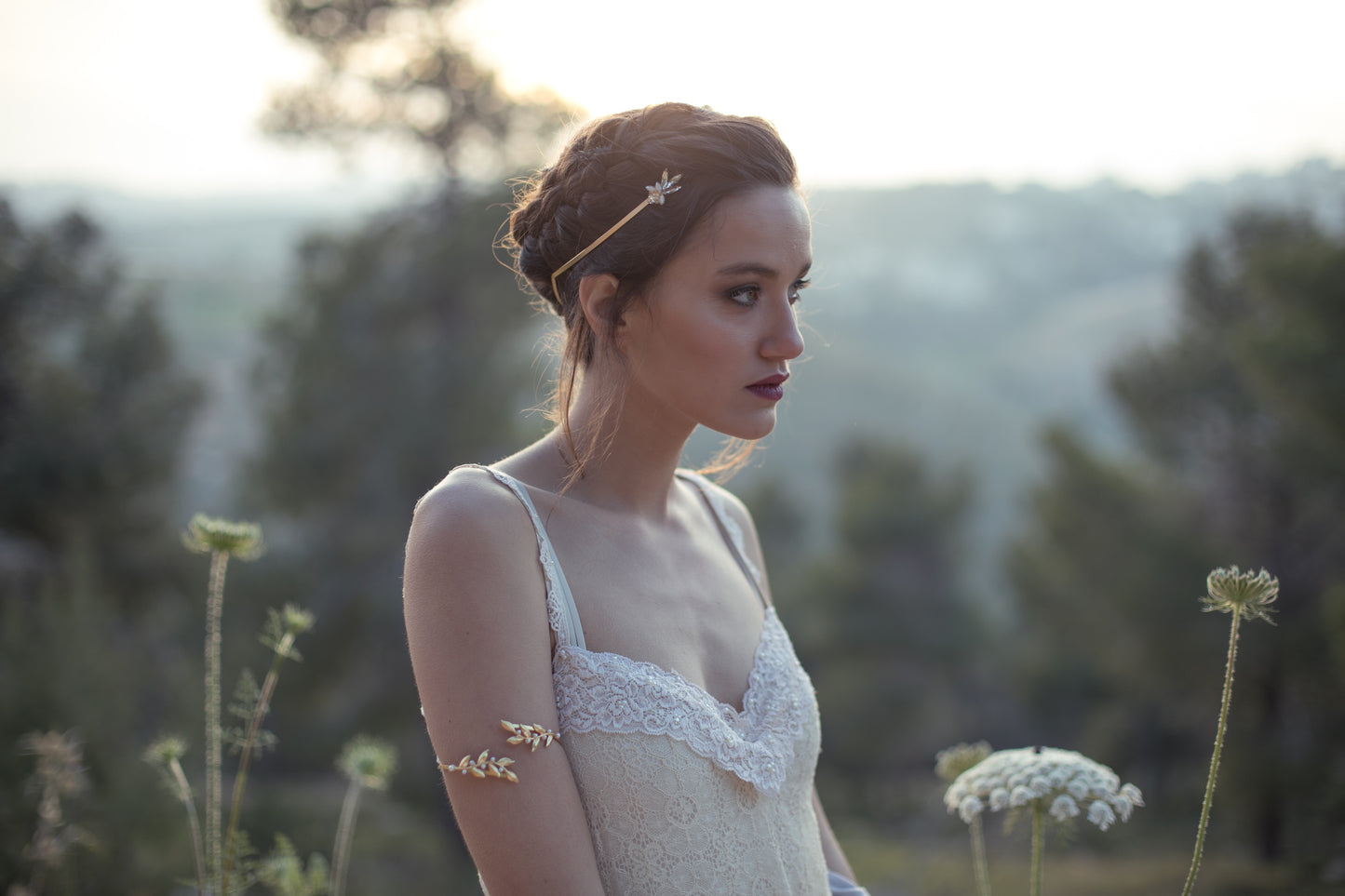 Twigs & Pearls Arm Band