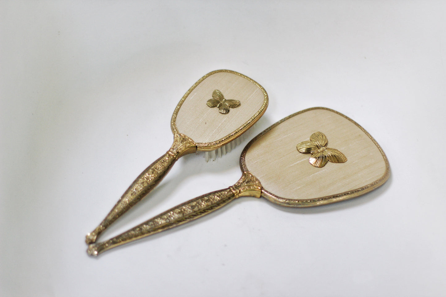 Vintage Butterfly Vanity Set