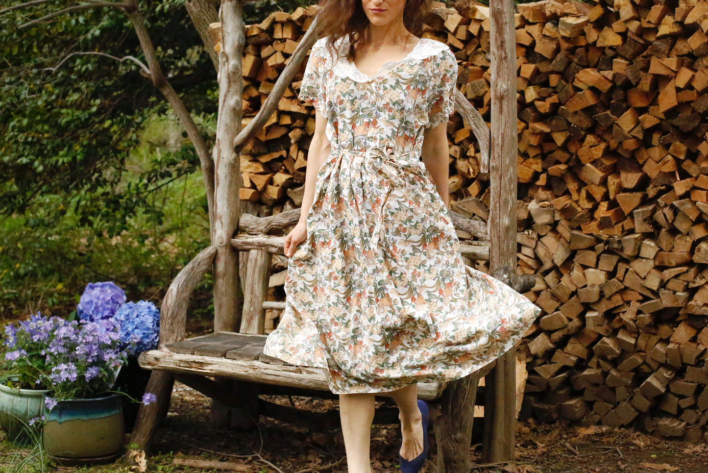 Vintage Floral Expo Dress