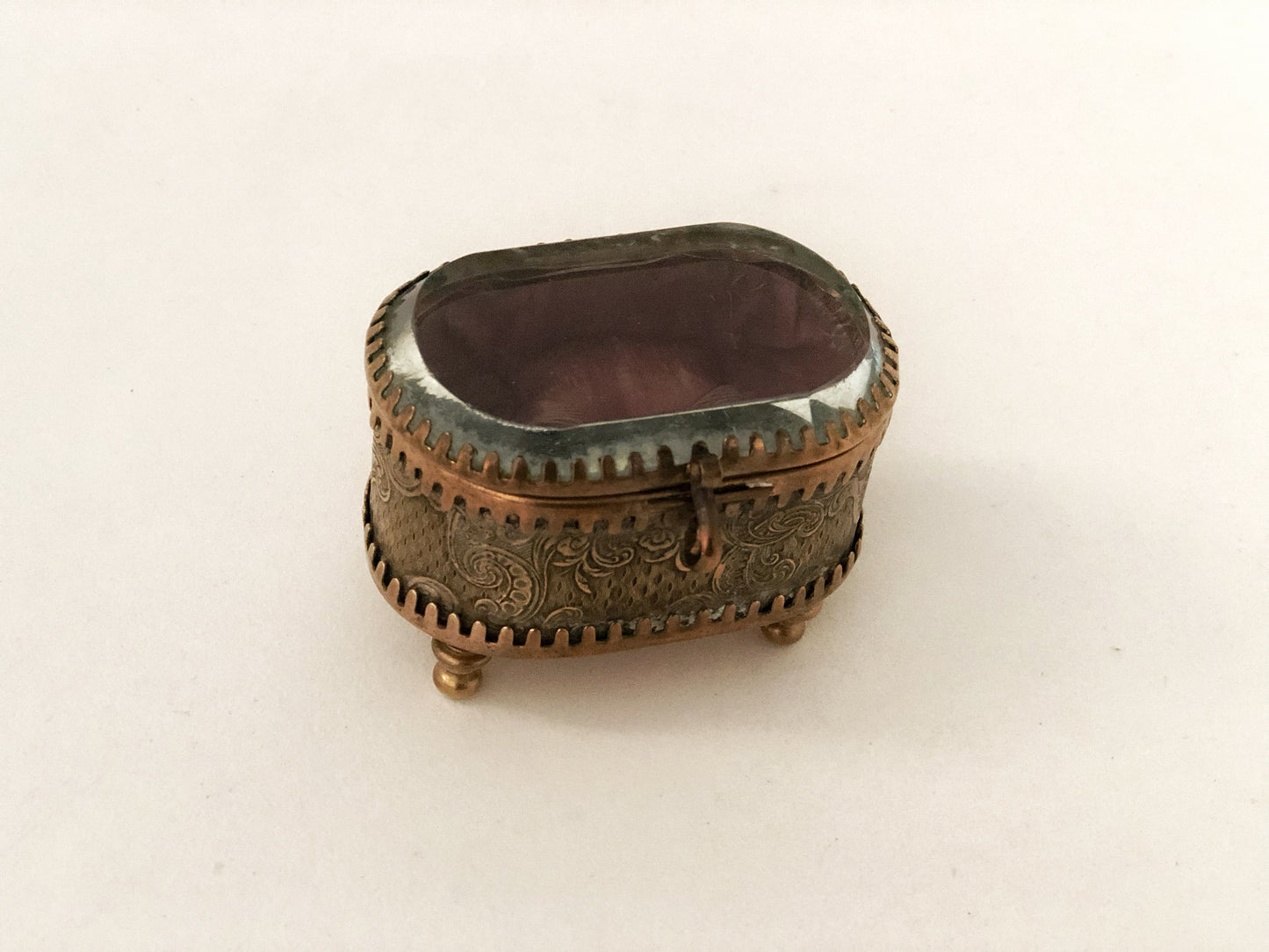 Antique Miniature Victorian Jewelry Box