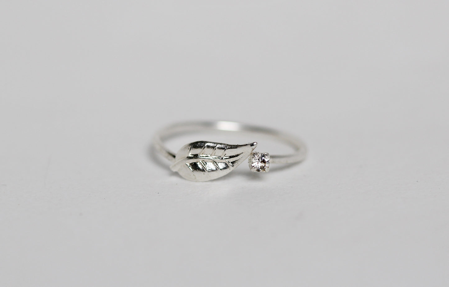 Preorder * Roxanne Crystal Leaf Ring