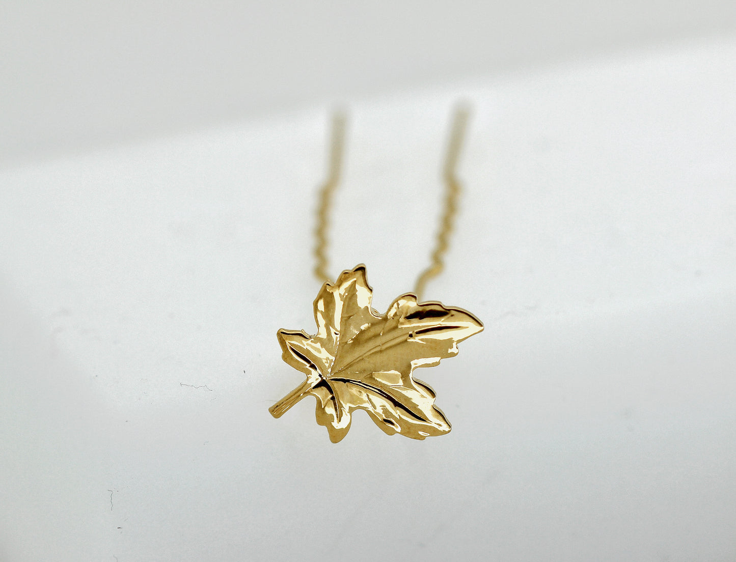 Baby Maple Leaf Hair Pin