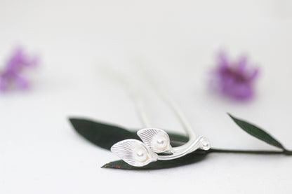 Mini Calla Lily Hair Prong
