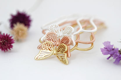 Spring Butterfly Hair Prong