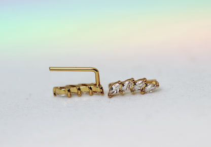 Tiny Crystals Ear Cuff