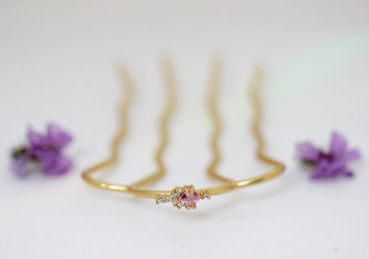 Pink Sparkle Pin Duo- 2 piece Set