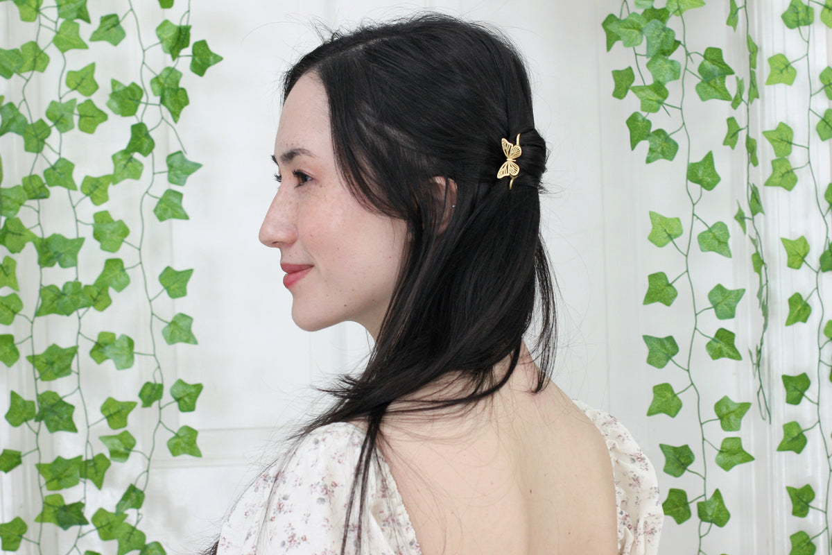 Spring Butterfly Hair Prong