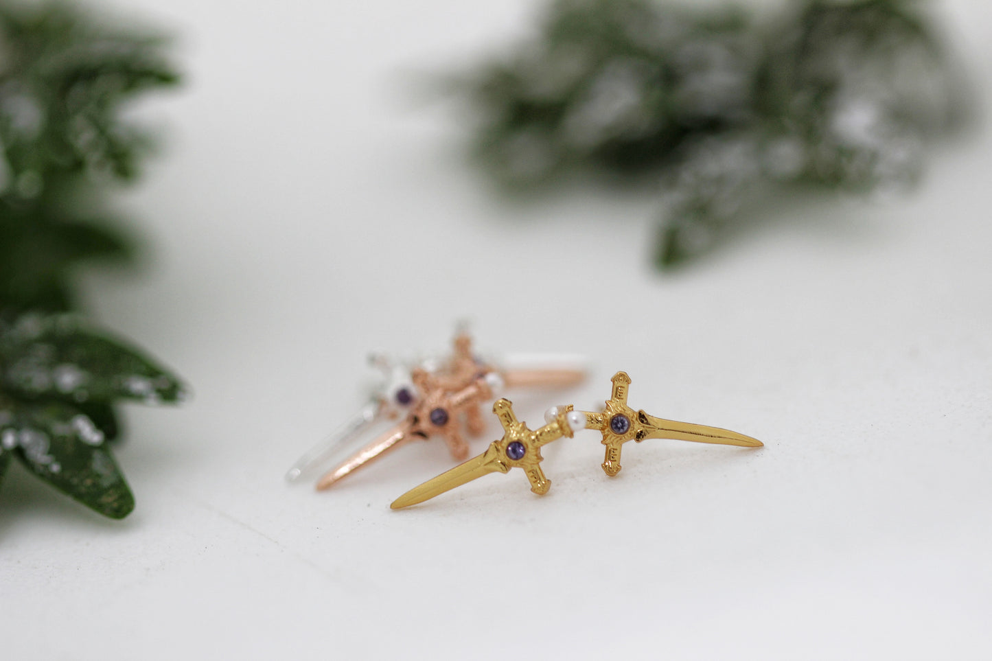 Sword Earrings