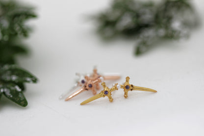 Sword Earrings