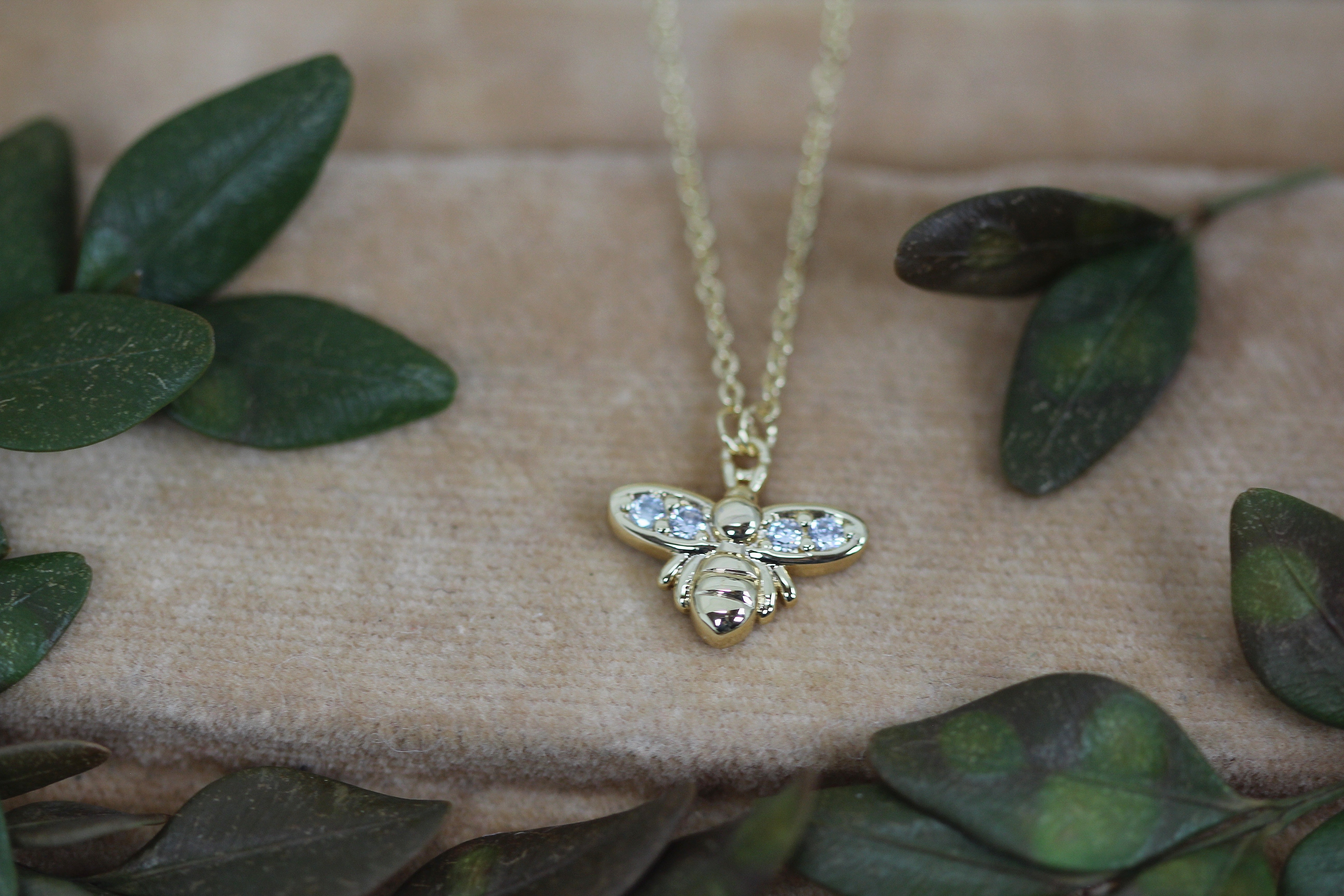 Queen Bee Crystals Necklace