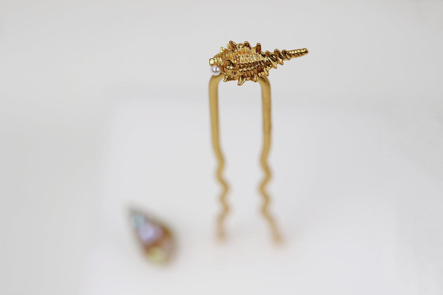 Baby Spiky Conch Seashell Hair Pin