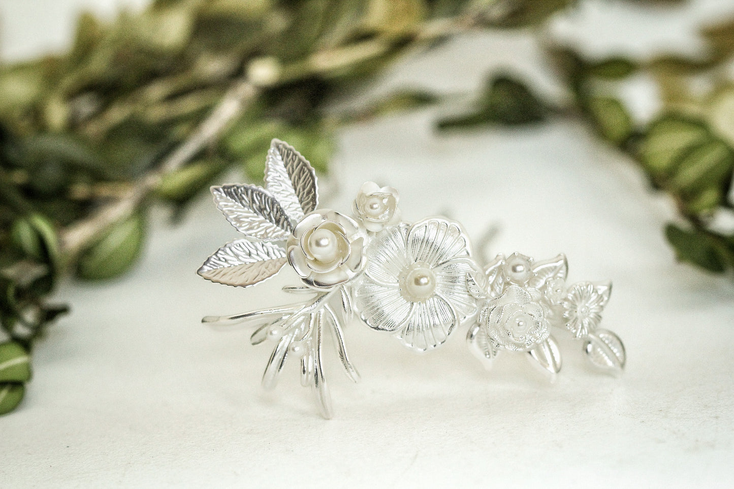 Royal Bloom Floral Hair Prong