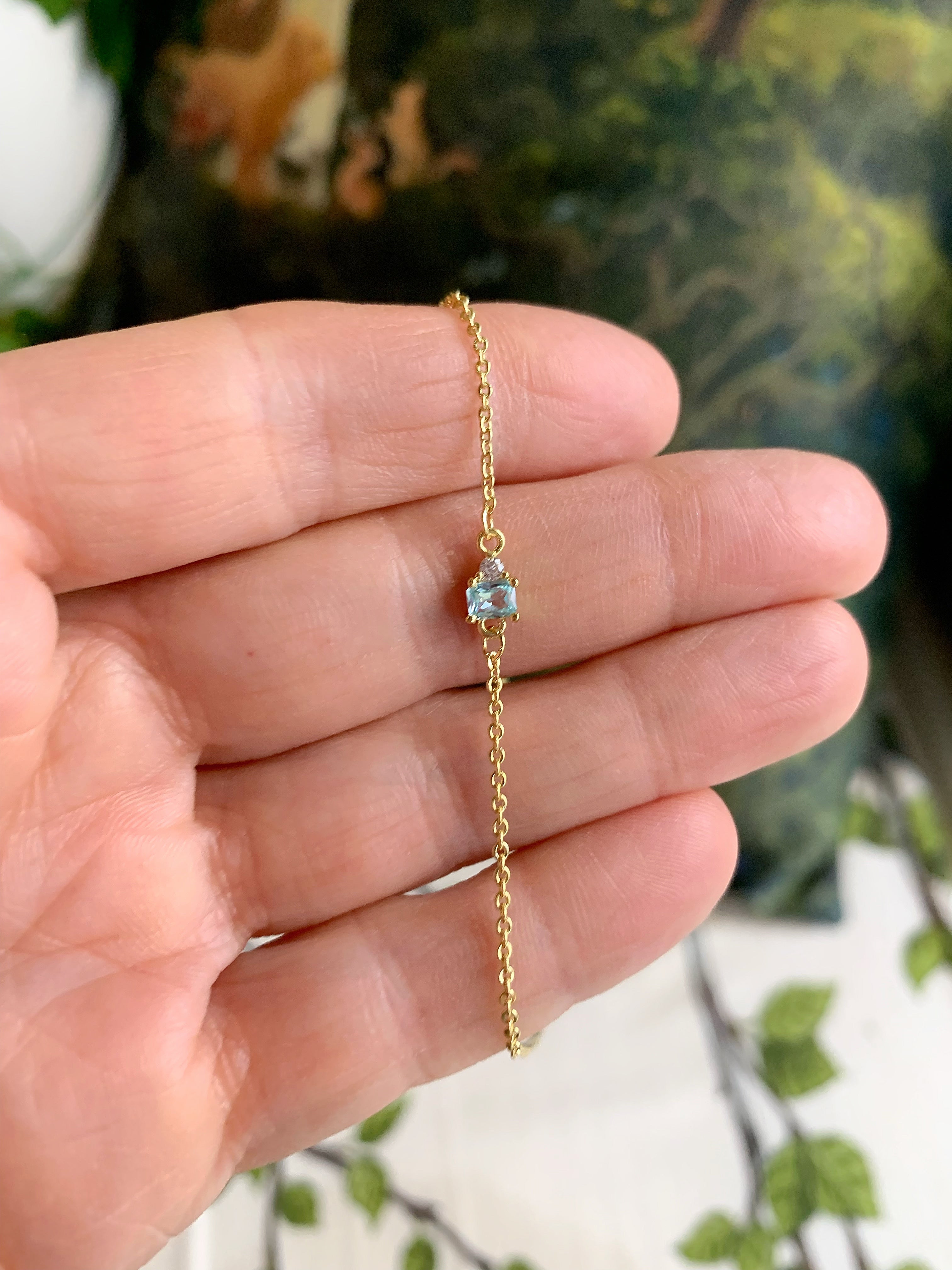 Blue Sky Crystal Necklace