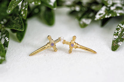 Sword Earrings