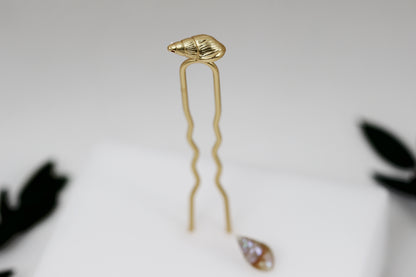 Baby Conch Sea Shell Hair Pin
