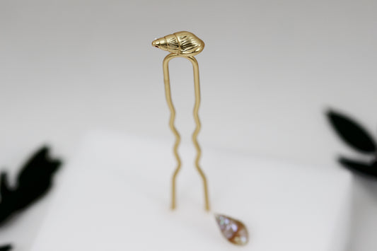 Baby Conch Sea Shell Hair Pin