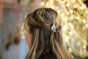 Blooming Lily of the Valley Floral Hair Prong