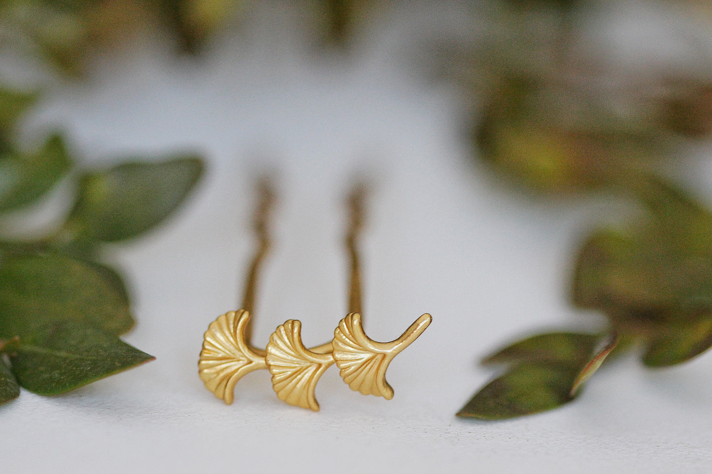 Preorder * Small Ginkgo Leaves Hair Prong