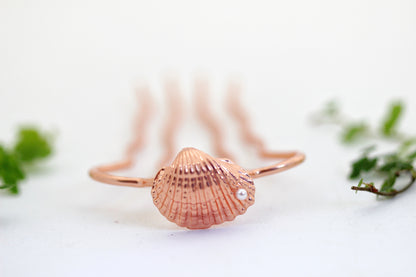 Clam Seashell Hair Pin