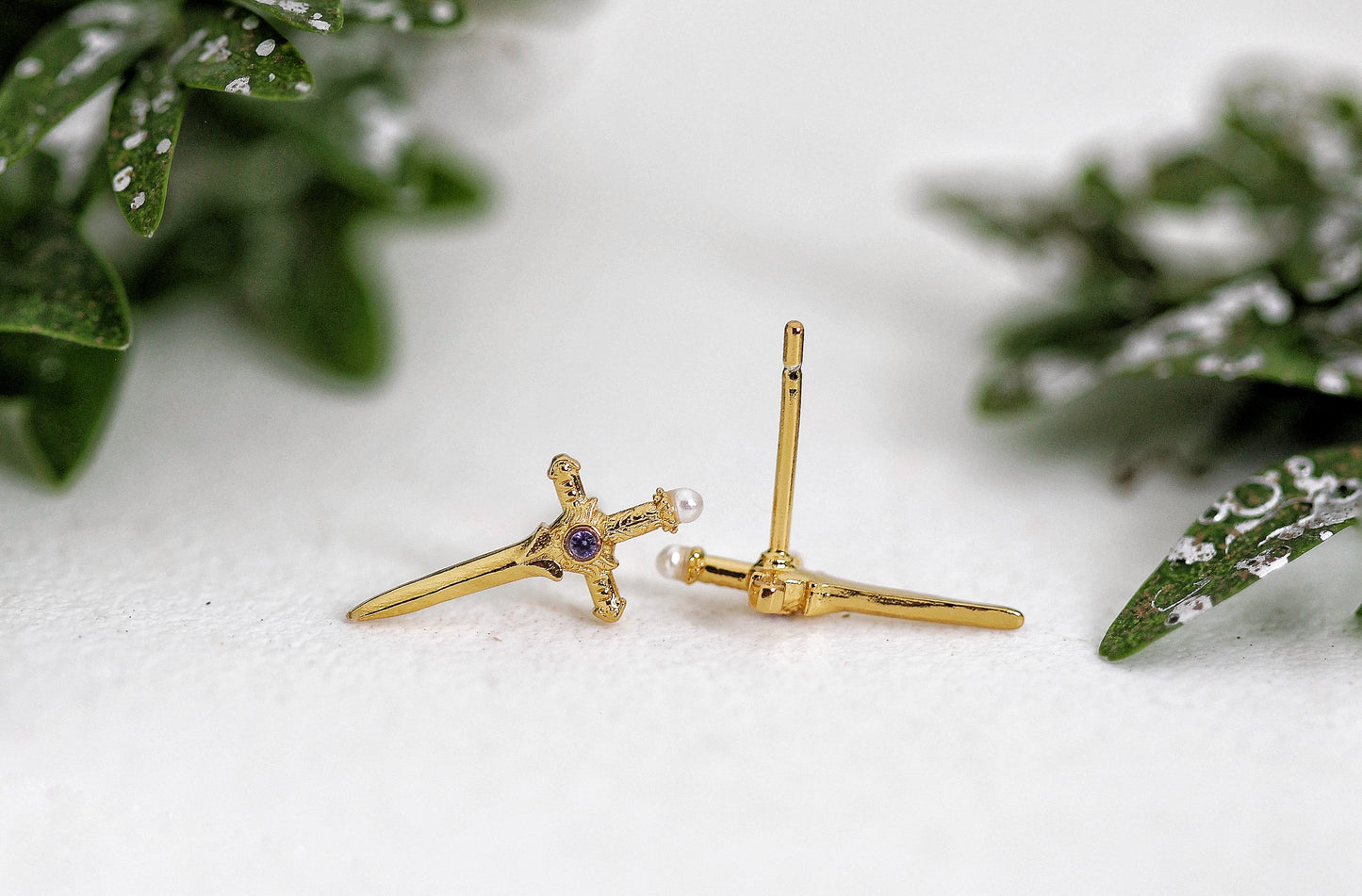Sword Earrings