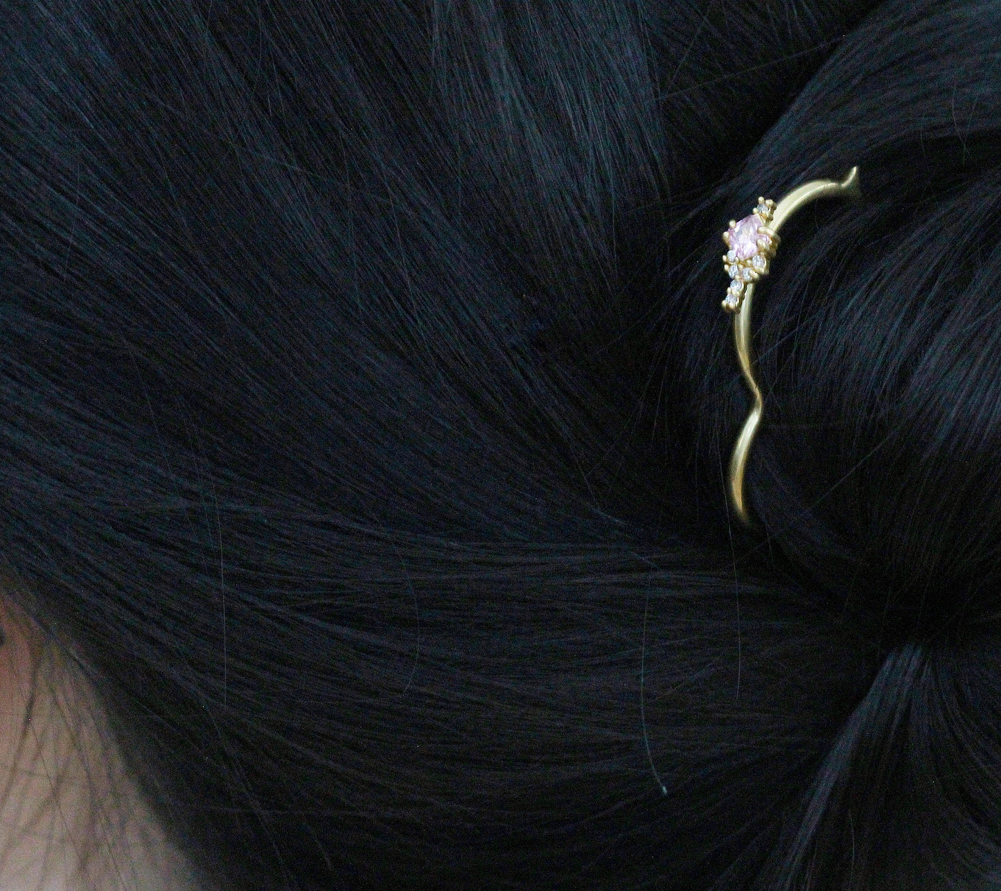 Pink Sparkle Hair Pin