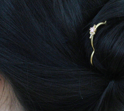 Pink Sparkle Hair Pin