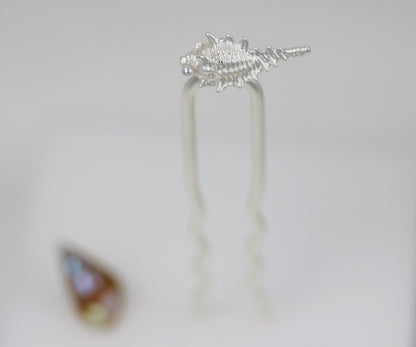 Baby Spiky Conch Seashell Hair Pin