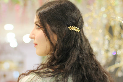 Olive Leaf Hair Comb