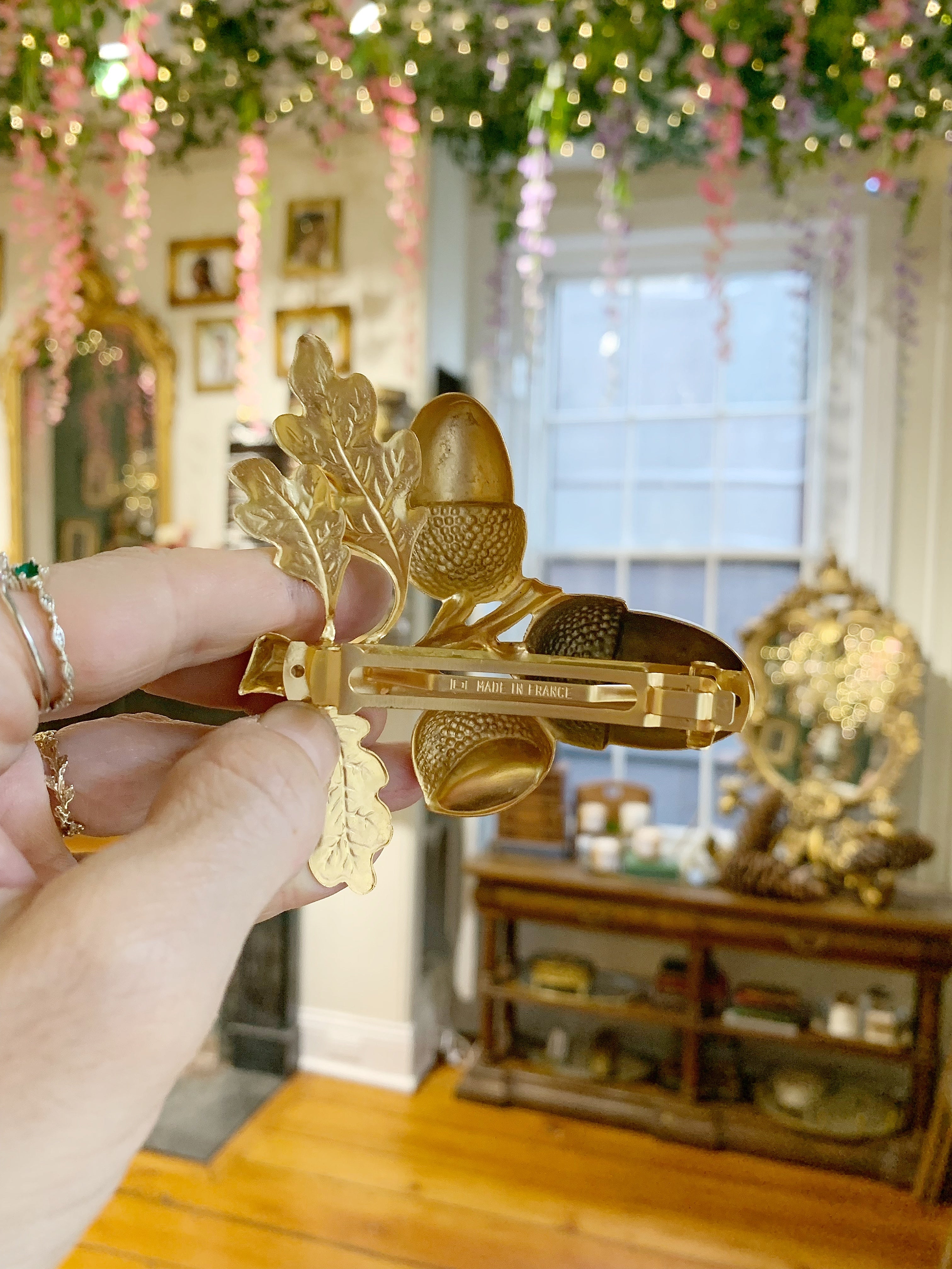 Royal Acorns Barrette
